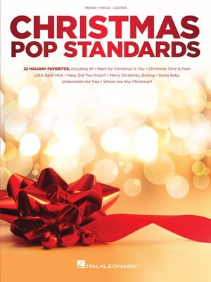 cover image of Christmas Pop Standards Songbook